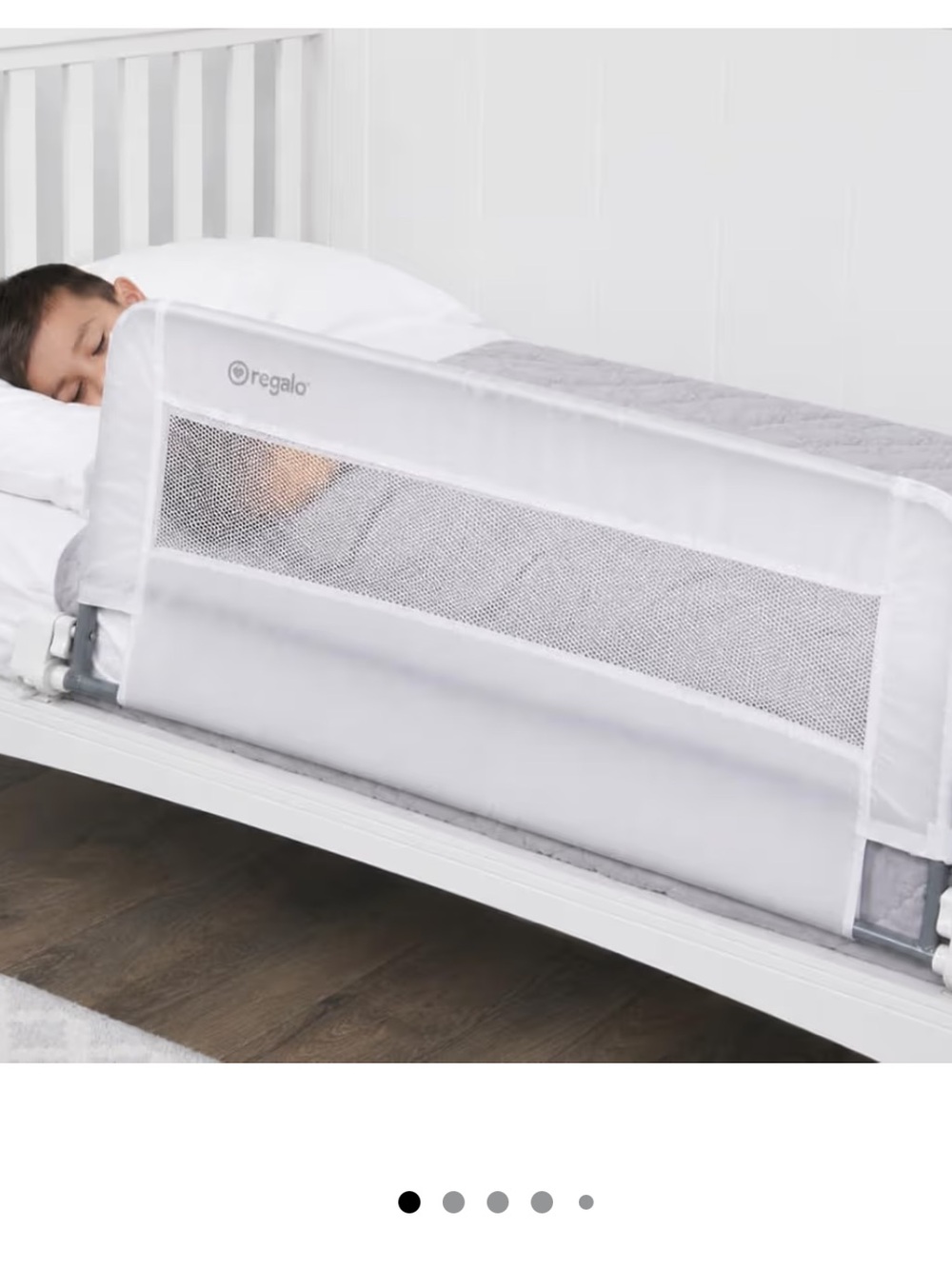 Regalo White Bed Rail Safety Guard